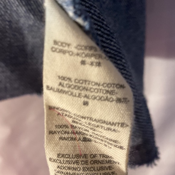 We The Free denim top. XL - Picture 6 of 8